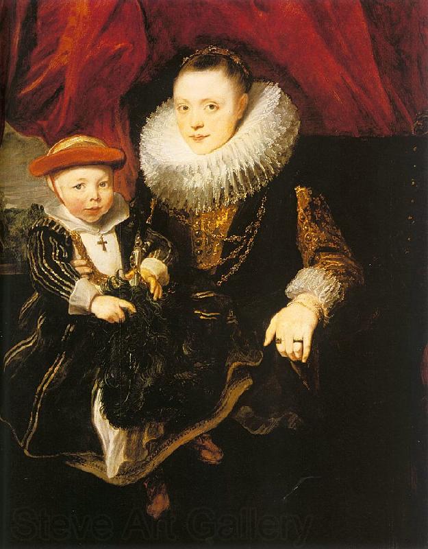 Dyck, Anthony van Young Woman with a Child